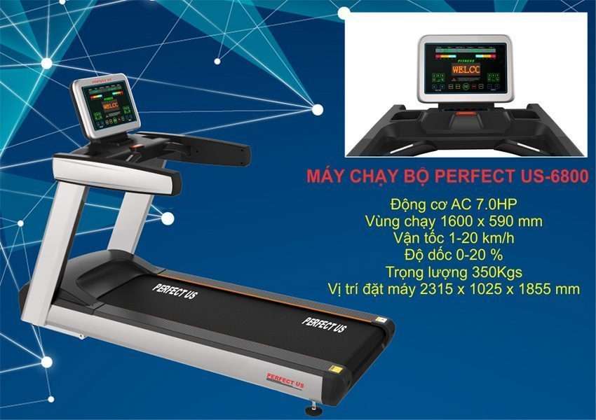 Máy Chạy Bộ Điện PERFECT US-6800