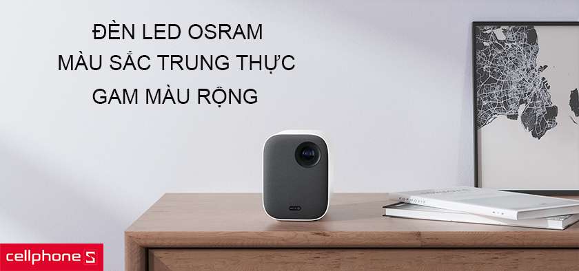 LED Osram, Xiaomi Portable cho khả năng phản chiếu màu sắc trung thực