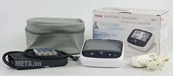 Máy đo huyết áp bắp tay Beurer BM40 với các phụ kiện