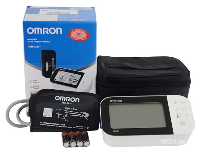 Máy đo huyết áp điện Omron Hem 7361T với nhiều tính năng vượt trội.