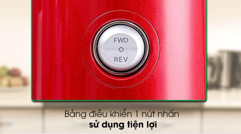 Máy ép chậm Kuvings C7000 đỏ - Bảng điều khiển 1 nút nhấn đơn giản