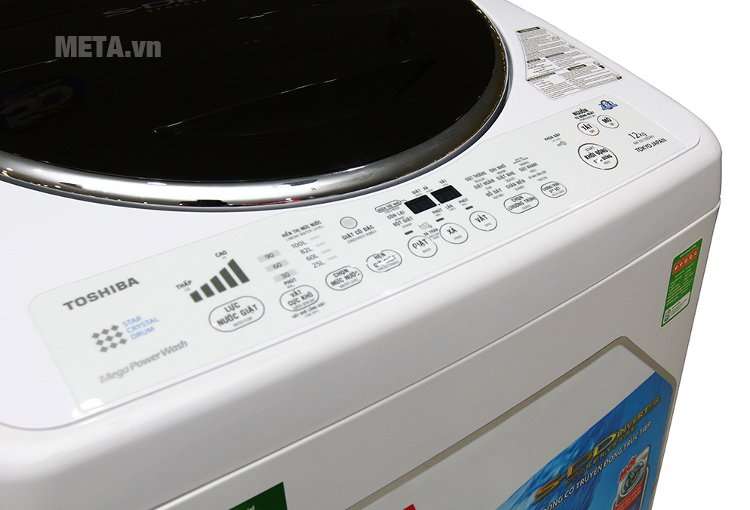 Bảng điều khiển các chương trình giặt.