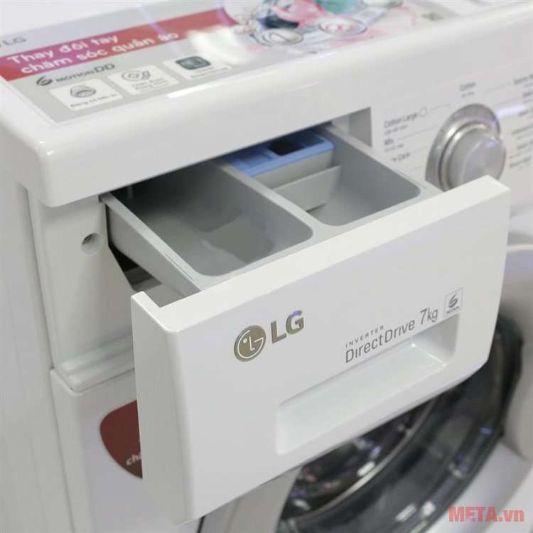  Khay để nước giặt tiện dụng của máy giặt LG F1407NMPW 