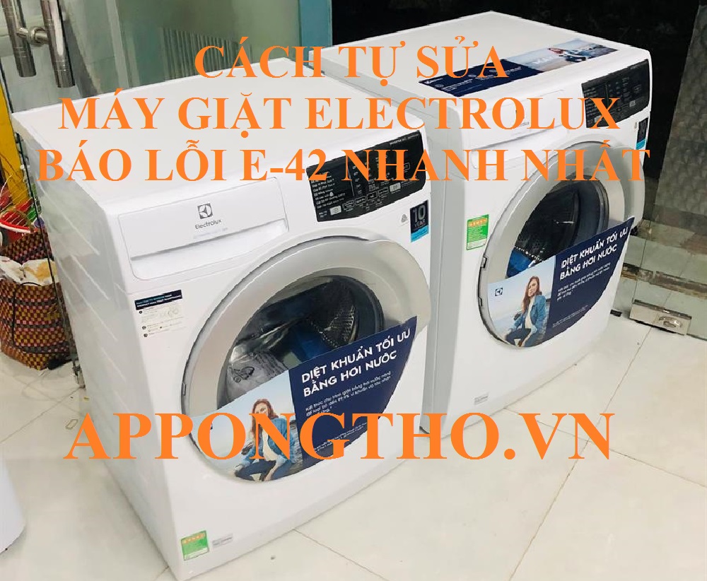 Dịch vụ sửa lỗi E-42 máy giặt Electrolux