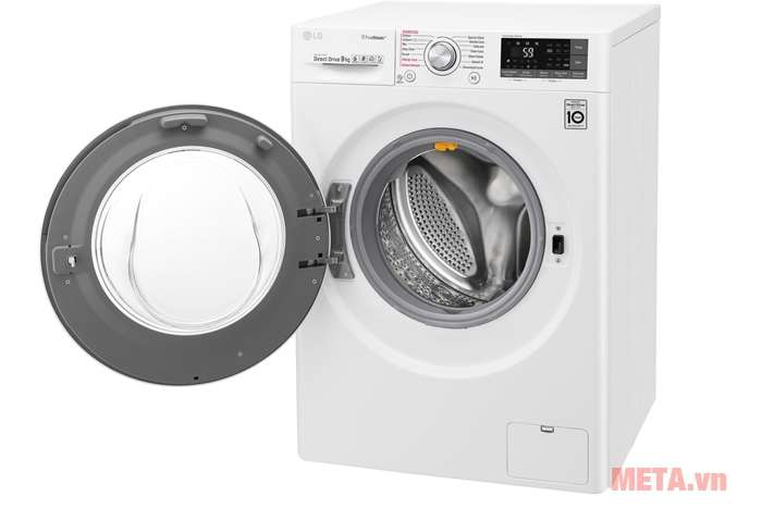 Máy giặt LG 9kg FC1409S2W có màu trắng trang nhã