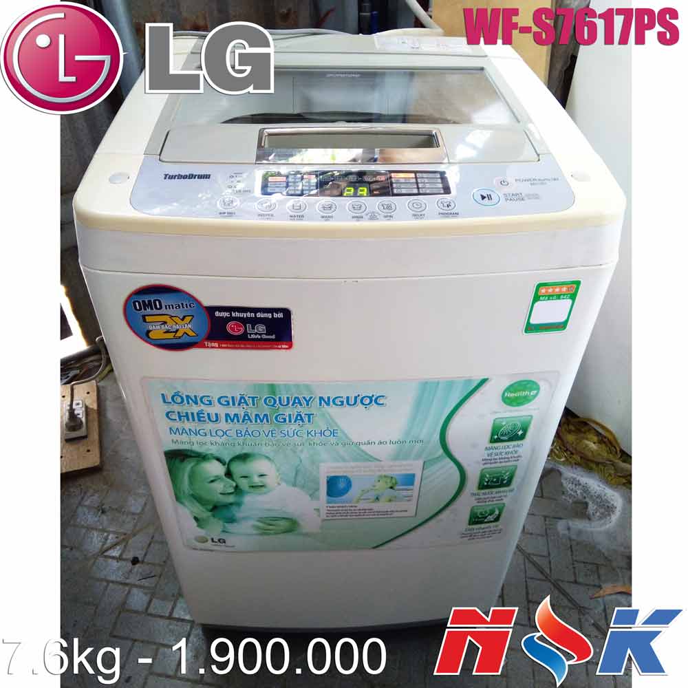 Máy giặt LG WF-S7617PS 7.6kg mới 90% giá rẻ - Điện Lạnh ...