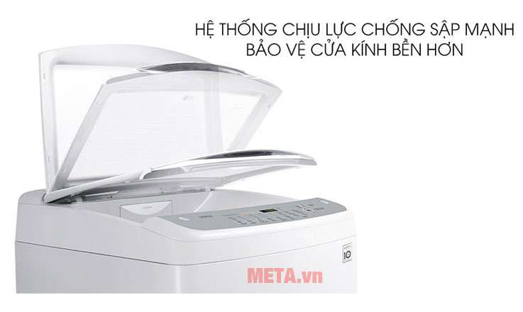 Nắp máy được làm từ kính chịu lực bền bỉ