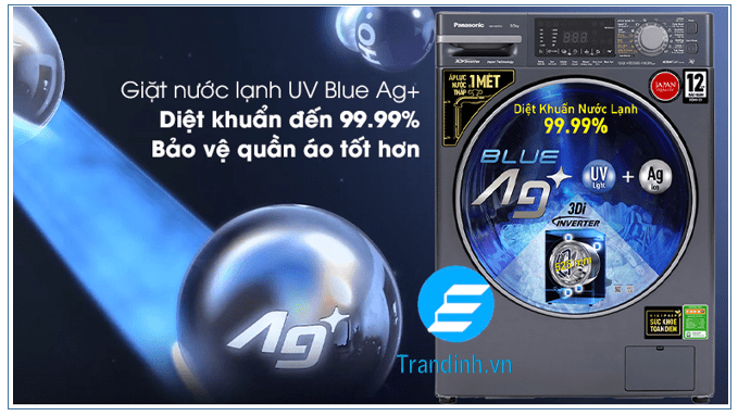 Giặt nước lạnh UV Blue Ag+ chống phai màu sợi vải, diệt khuẩn 99,9%