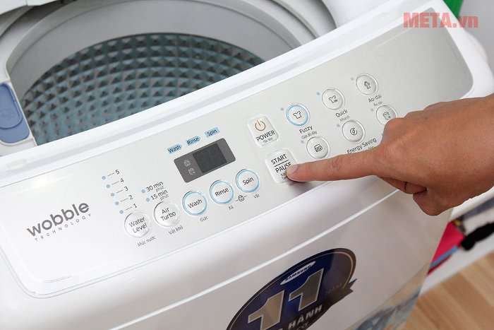 Máy giặt cửa trên 7.2kg Samsung WA72H4200SW có 6 chế độ giặt cho bạn lựa chọn