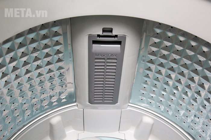 Máy giặt cửa trên 7.2kg Samsung WA72H4200SW có bộ lọc xơ vải hiện đại