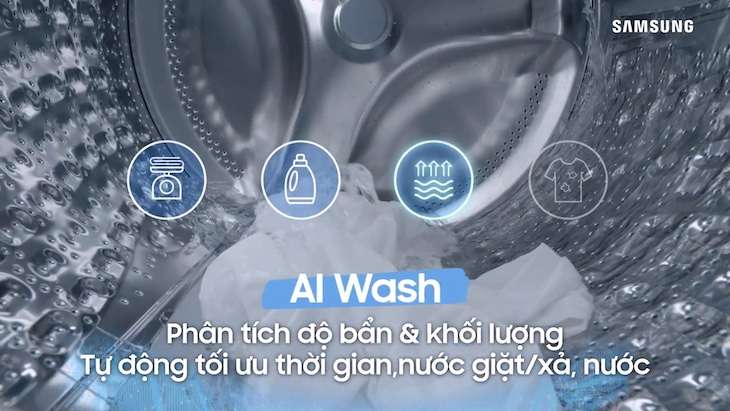Công nghệ AI Wash - Máy giặt Samsung