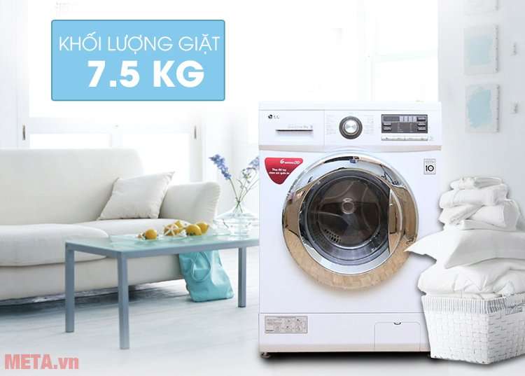 Máy giặt LG WD-18600 có khối lượng giặt 7,5kg 