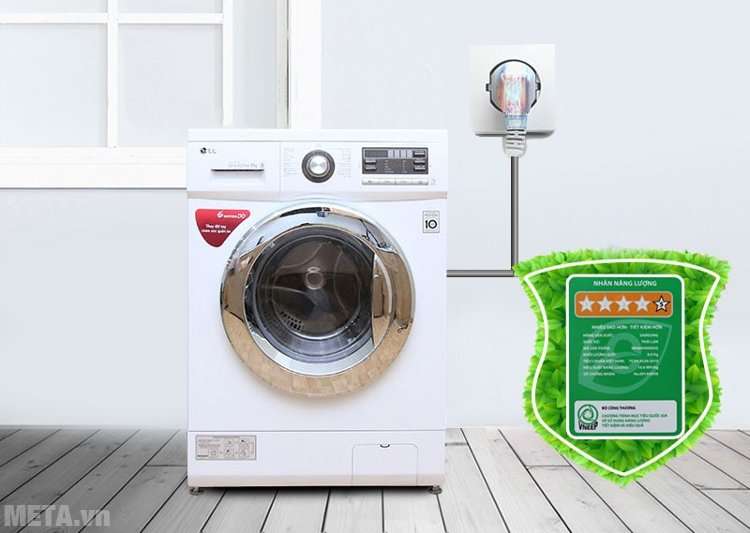 Máy giặt kết hợp sấy LG WD - 20600 được chứng nhận 5 sao 