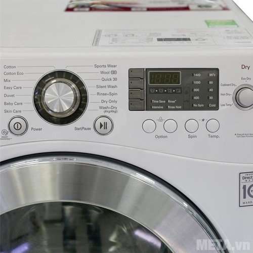 Bảng điều khiển của máy giặt cửa trước  LG WD - 20600 