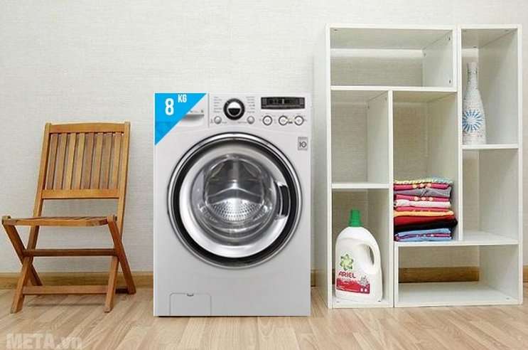Máy giặt lồng ngang LG WD - 20600 có thiết kế nhỏ gọn 