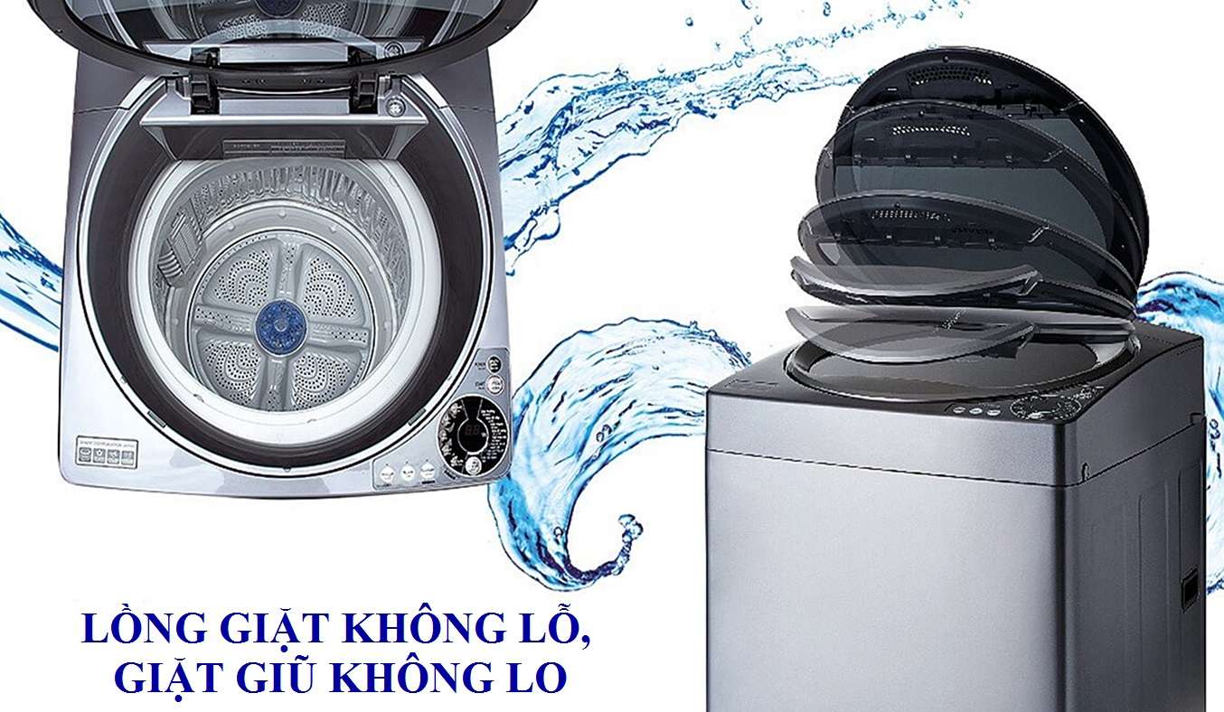 Máy Giặt Sharp 9.5 Kg ES-U95HV Chính Hãng | Nguyễn Kim