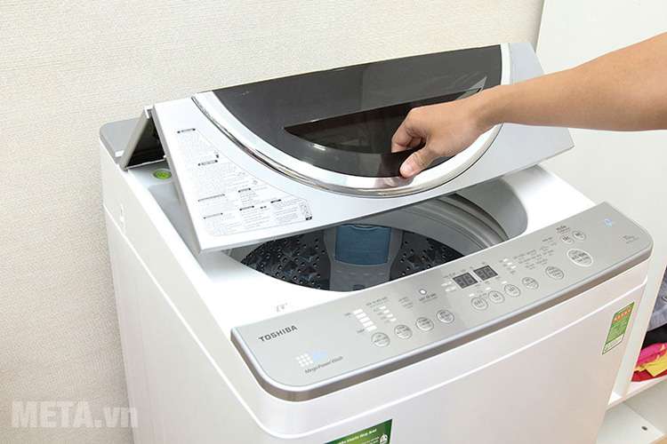  Máy giặt Toshiba AW-DE1100GV có nắp đóng mở tiện dụng