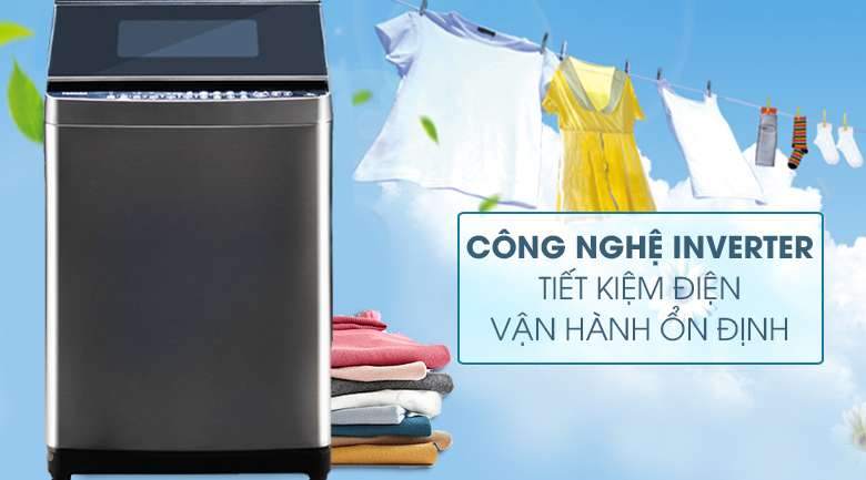 Công nghệ Inverter - Máy giặt Toshiba Inverter 14 kg AW-DUG1500WV KK