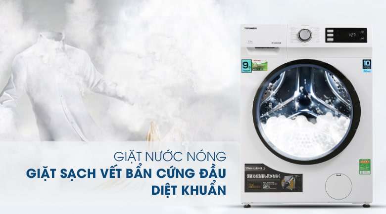 Làm tan xà phòng và diệt khuẩn hiệu quả bởi công nghệ nước nóng