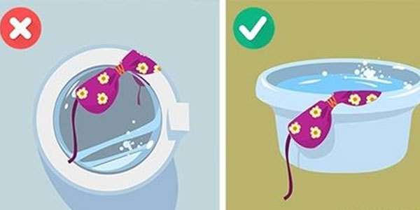 Giặt đồ bơi trong máy giặt sẽ khiến chất liệu vải bị hư tổn