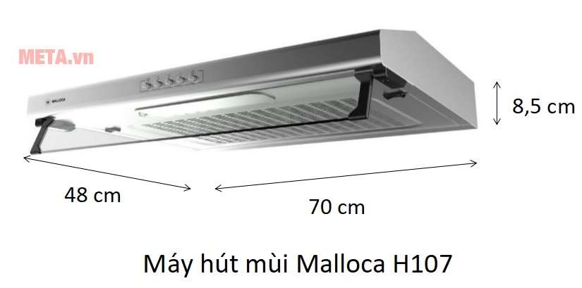 Máy hút mùi Malloca H107