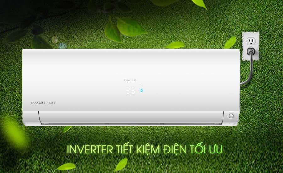 Công nghệ Inverter - Máy lạnh Aqua Inverter 1.5 HP AQA-KCRV12F