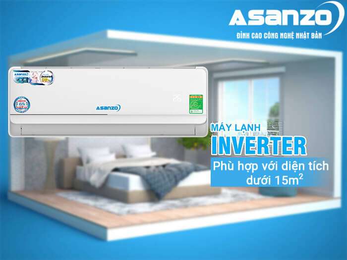 máy lạnh asanzo 1hp inverter k09n66