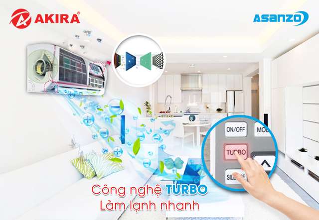 Chế độ làm lạnh nhanh Turbo