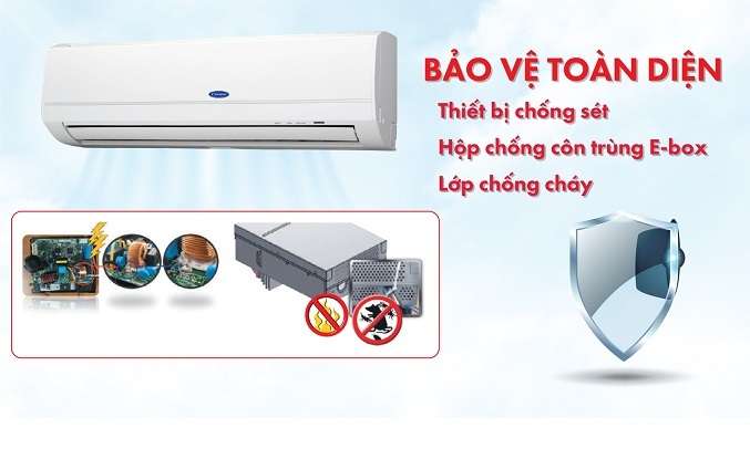 Máy Lạnh Carrier Inverter 1 HP 38GCVBE010-703V/42GCVBE010-703V | Nguyễn Kim