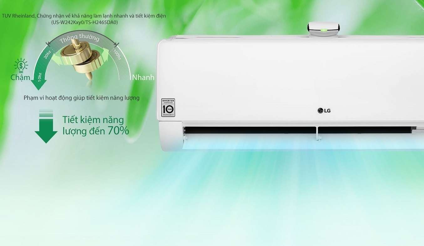 Máy Lạnh - Điều Hòa LG Inverter 1.5 HP V13ENS Giá Tốt | Nguyễn Kim