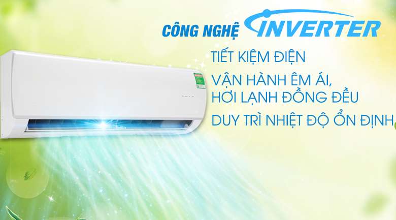 Công nghệ Inverter - Máy lạnh Midea Inverter 2 HP MSAF-18CRDN8
