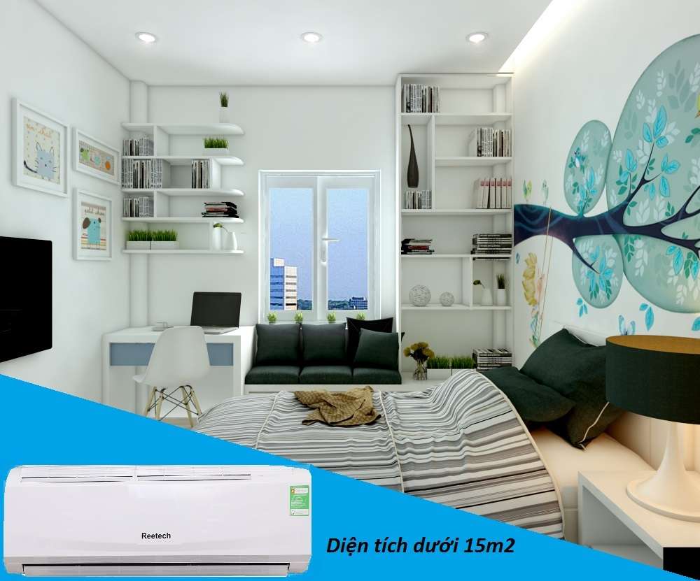 Máy lạnh Reetech 1HP cho diện tích dưới 15m2