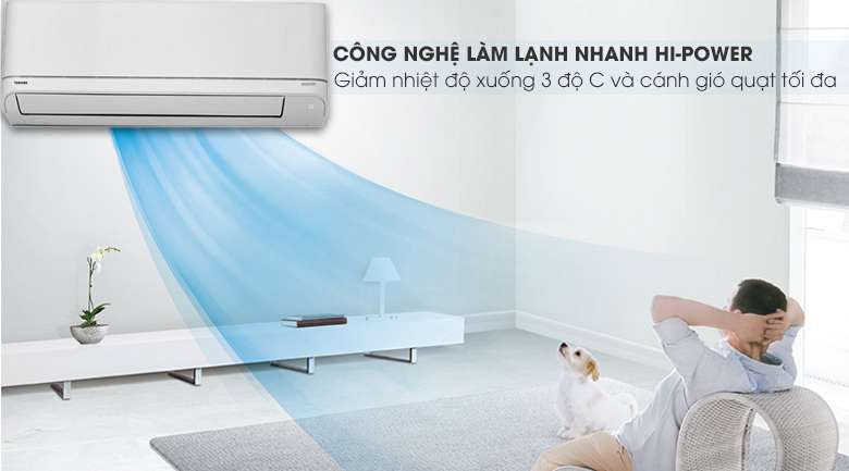 Hi Power - Máy lạnh Toshiba Inverter 1 HP RAS-H10XKCVG-V