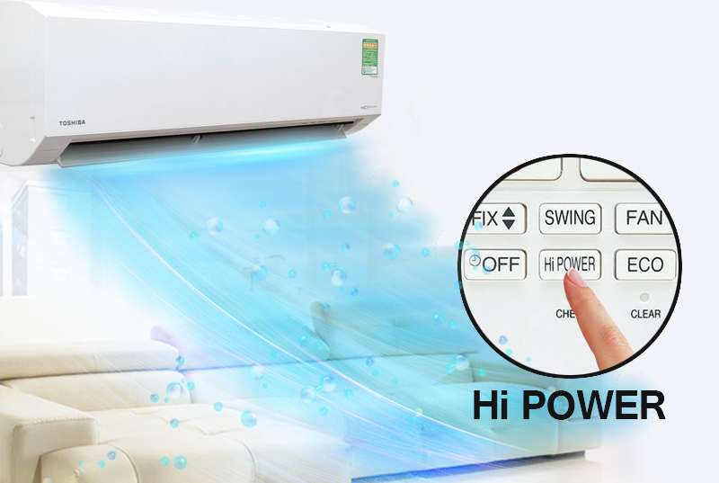 Hi Power - Máy lạnh Toshiba Inverter 1.5 HP RAS-H13CKCVG-V