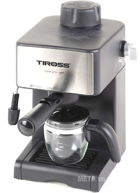 Tiross TS-621 giúp bạn pha được những tách Espresso với lớp crema dày, hấp dẫn.