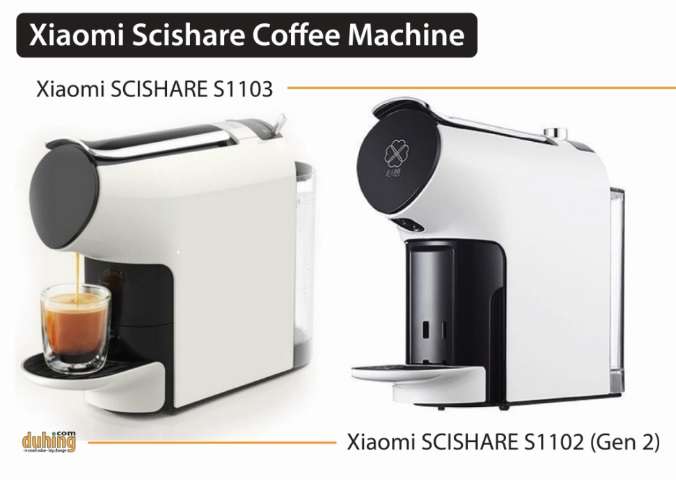 Máy pha cà phê Xiaomi Scishare S1103 và  Gen2 (S1102)