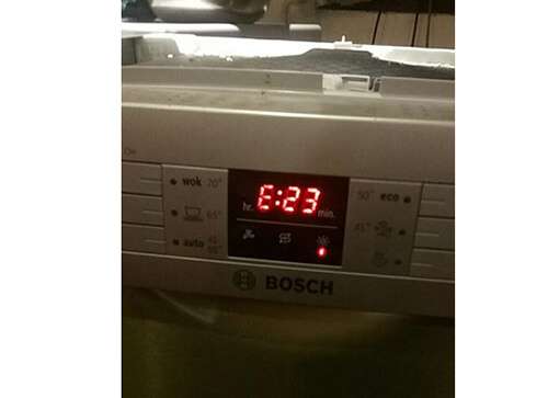 Máy rửa bát Bosch báo lỗi E23 - Thiết bị nhà bếp Bosch
