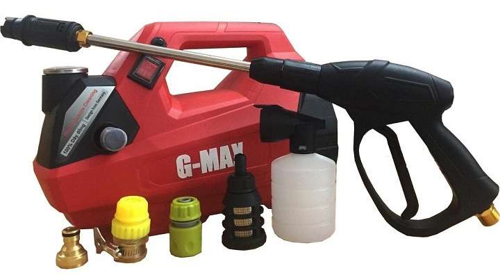 Máy rửa xe G-max 12 Pro 2380W - Máy rửa xe mô tơ từ, tự hút nước