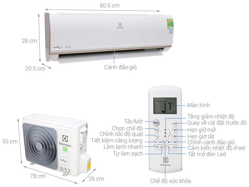 Electrolux Air Conditioner Inverter ESV12CRO-A1 (1.5Hp)