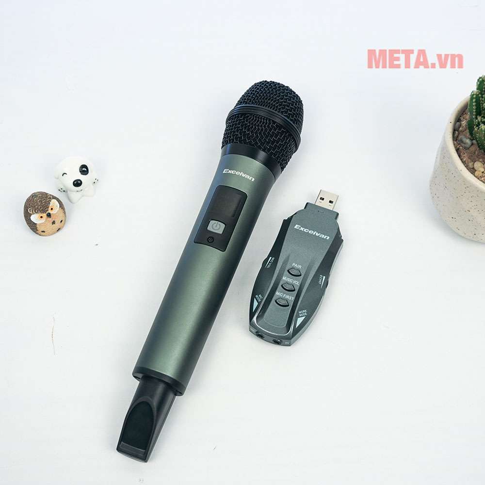 Mic không dây dễ dàng kết nối với loa bluetooth, tivi