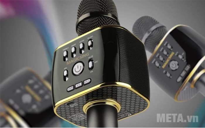 Micro karaoke Magic Sing MP-30 sử dụng chất liệu pin Li - ion với dung lượng pin 2.200 mAh