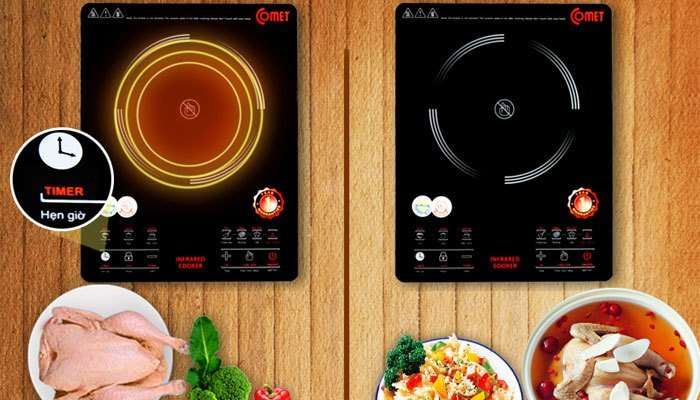 Bạn có thể tha hồ lựa chọn những chức năng mới của bếp điện từ