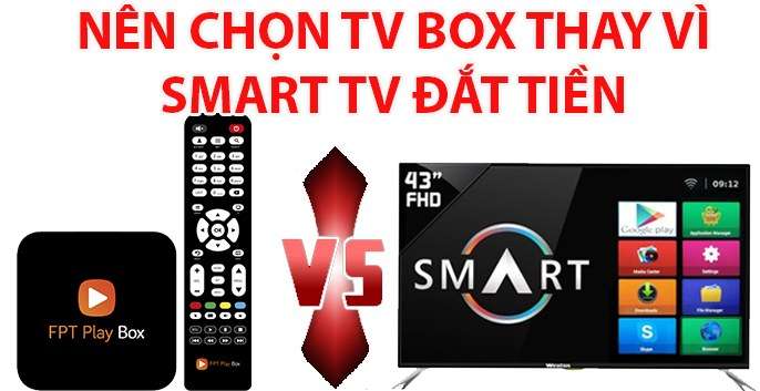 nên mua android tv box hay smart tv