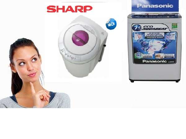 Nên mua máy giặt Panasonic hay Sharp?