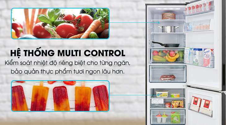 Đánh giá chi tiết tủ lạnh Panasonic NR-BC360QKVN - Multi Control