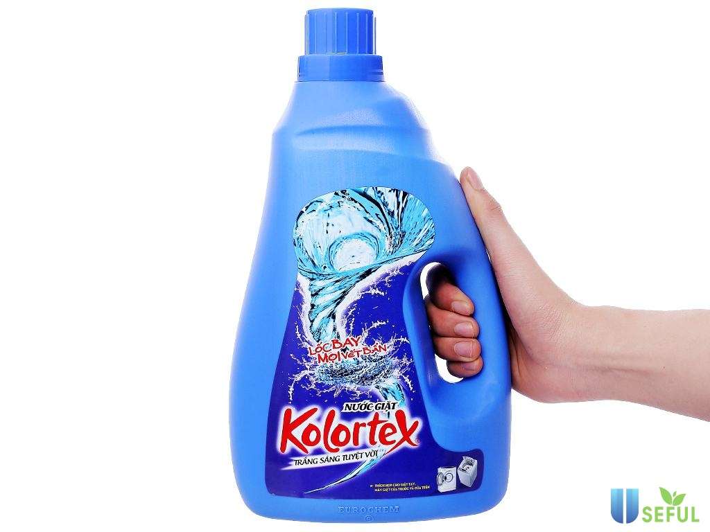 Nước giặt Kolortex trắng sáng tuyệt vời chai 2.8 lít | Bách hoá XANH