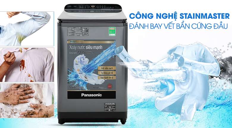 Máy giặt Panasonic Inverter 10.5 Kg NA-FD10AR1BV-Stainmaster