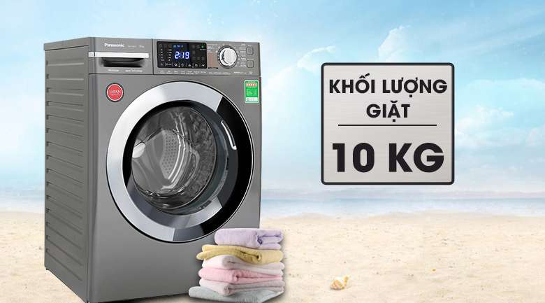 Máy giặt Panasonic Inverter 10 Kg NA-V10FX1LVT - Khối lượng giặt