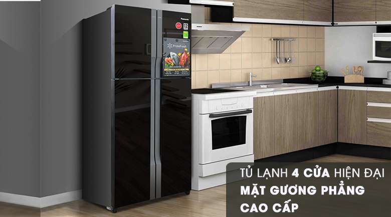 Thiết kế - Tủ lạnh Panasonic Inverter 550 lít NR-DZ600GKVN