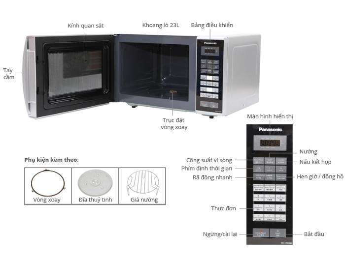 Lò vi sóng Panasonic PALM-NN-GT353MYUE